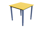 Tisch Herkules quadratisch, höhenverstellbar